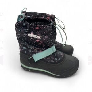 Northside Kids Snow Boots - Black and Teal